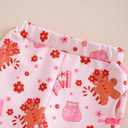 Mioglrie Toddler Baby Girl Clothes Fall Winter Sweatsuit Newborn Sweatshirt Sweat Pant Sets Outfits Infant Girls Clothing (6-12 Months, Pink Christmas)