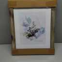 KAIWIN 100% Solid Wood Brown 11x14 Picture Frame 1 Pack Display Picture 8x10 with Mat, Rustic Wooden Photo Frames for Wall Mounting