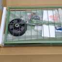 Tall Raised Garden Bed Outdoor with Wheels, Metal Elevated Raised Planter Box with Drainage Holes for Vegetables, Flower, Herbs (Green)