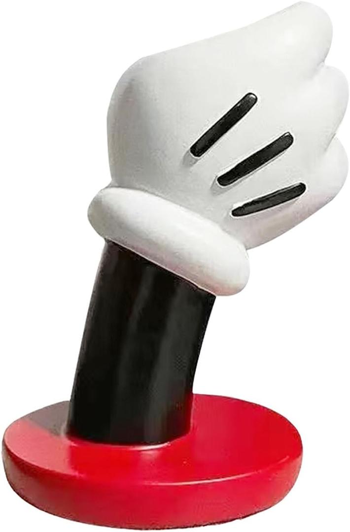 Cute Mouse Pen Holder for Desk, Resin Remote Control Holder,Cartoon Mouse Vase Makeup Brush Holder, Charming home office ornament,Unique Gift for Family and Friends. (Mini flower pots)
