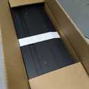 upsimples Floating Shelves for Wall, Wall Shelves for Decor Storage Set of 6, Wall Mounted Wood Shelf for Bedroom, Living Room, Bathroom, Kitchen, Picture Ledge Shelf, Black