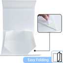 LIFELUM Green Gift Box 14"x8.5"x4.5" Christmas Gift Boxes with Lids for Presents for Anniversary Wedding Proposal Birthday Gift boxes with Shredded Filler Card Ribbon (White)