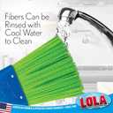 2 x LOLA Heavy Duty Whisk Broom, Hand Brush, 2 Pack Durable Bristles, Whisks Away Dirt & Debris, Compact, Hang Hole for Easy Storage, Indoor/Outdoor