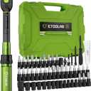 1/4 Torque Wrench, 52Pcs Dual-Range10-230 in.lb/1-26 Nm3% Precision Inch Pound Torque Wrench 1/4 Drive, 72 Tooth Dual-Direction Bike Wrench Set for MTB, E-Bike, Moto Maintenance