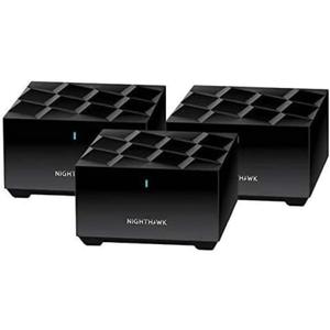 Netgear Nighthawk Whole Home Mesh WiFi 6 System, 3-Pack , BLK