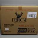 Deerlove 2 Tier Round Side Table, 16" Small Metal End Table with Removable Wooden Tray, Round Accent Sofa Coffee Side Table for Living Room, Bedroom, Balcony (Gold)