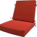 California Umbrella GCDC20B Dining Chair Cushion, 20" x 40", Red