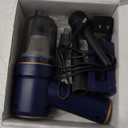 KMM Handheld Car Vacuum Cleaner, 9000Pa Vacuum Cleaner and Air Duster, 120W High Power Hand Held Vacuum with LED Light and Multi-Nozzles for Car, Home, Office, Pet (Blue)