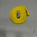 Qurbuns Heavy Duty Car Tow Strap with Hooks, 30000 lbs Capacity Nylon Winch Strap with Forged D-Ring Hook, 20FT Reflective Emergency Recovery Towing Straps, Car Truck Boat Towing Accessories (Yellow)