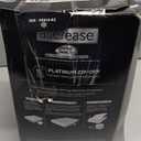 AllerEase Platinum Zip-Off Top Waterproof Mattress Protector Queen Size 360 Degree Zipper Allergen Barrier Temperature Balancing Luxurious Plush Top Separately Machine Washable Mattress Cover (White)