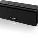 Musibaby Small Bluetooth Speaker, Gifts for Women Mothers Mom Wife Her Waterproof Portable Speakers Wireless with Stereo Sound, Dual Pairing, 24HRs Playtime, for Home/Party/Outdoor (Black)