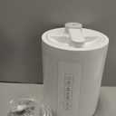 3L Stainless Steel Warm Mist Humidifier with Easy Clean and Warm Steam Function, Healthy Air Mist Humidifiers for Bedroom Living Room, with Sleep Mode and Auto-off Setting