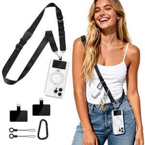 Multifunctional Phone Lanyard, Cell Phone Universal Adjustable Anti-Theft Crossbody Phone Strap, Travel Essential