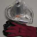 24.4" Steel Bendable Spout Funnel with Filter for All Automotive Oils, Metal Flexible Long Funnels for Automotive Use for Transmission Fluid, Diesel Fuel, and Other Liquids, with Gloves