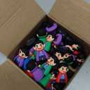 Simgoing 50 Pcs Christmas Mini Vampire Figurines Bulk Mini Resin Vampire Figures Decorations for Christmas Party Favors Goodies Bag Fillers Xmas Stocking Stuffing Desk Decor