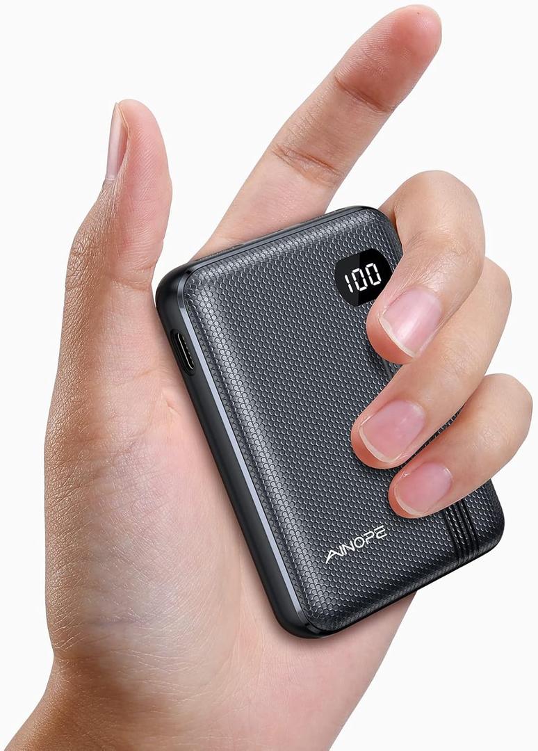 AINOPE Small Portable Charger for iPhone, Mini 10000mAh Power Bank,20W PD Fast Mini Mobile Power Bank,Small Portable Charger for iPhone 15/14/13/12/11/XR/8/7/6 etc,Samsung Galaxy Android
