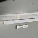 No Drill Cordless Vinyl Mini Blinds,White,39.5" W x 64" H | 1",No Tools,Horizontal Window Blinds,Light Filtering,Indoor Windows