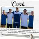 Coach Gifts 4x6 Picture Frame, Coaches Gifts for Women Men Photo Frame, Coach Definition Picture Photo Frames 4"x6"for Desk Tabletop Display Decorations