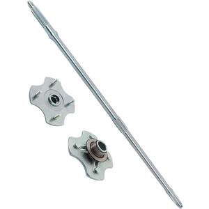Rear Axle Shaft Wheel Hub with Nuts Replacement for Foreman 500