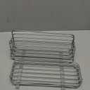 Household Essentials 1228-1 Double Basket Door Mount Cabinet Organizer | Mounts to Solid Cabinet Doors or Wall