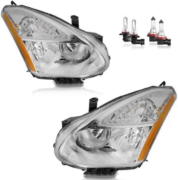 Pair Headlights for 2008-2013 Nissan Rogue models