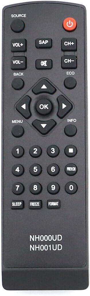 NH000UD NH001UD Replace Remote Control for Emerson Sylvania TV CLC320EM2F CLC401EM2F