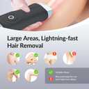 Roll On Waxing Kit for Hair Removal - At-Home Body & Face Wax Kit for Women & Men with 2 Wax Cartridges & 50 Strips, Depilatory Kit for Legs, Arms, Bikini