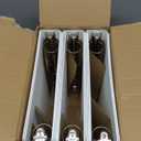 1.5-Inch 3-Ring Binder with Pockets, 1-1/2’’ Premium View Binders with Three Ring Binders Holds up to 325 Sheets US Letter Size, Bulk Pack of 6, Perfect for Home, Office, and School (1.5-inch) White