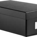 Oxford Keepsake Box, Protective Storage Box, Home and Office Organizer, Photo Storage Box, Souvenir Organizer, Small, 6" x 12" x 4 1/4" (41789)