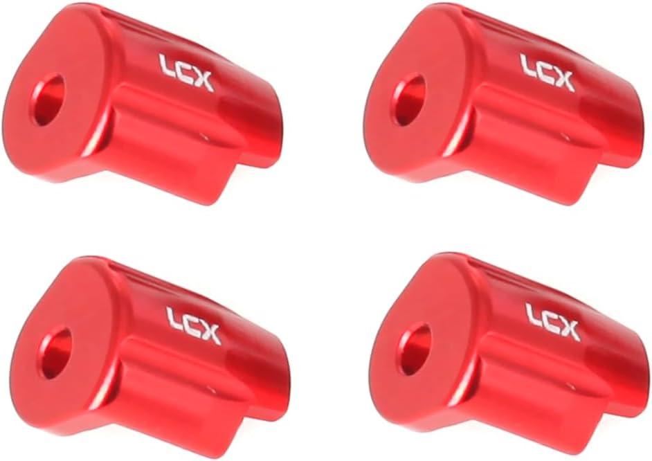 LCX Racing RC Crawler Car CNC Aluminum Front Rear Shock Mount Guard for Arrma 1/14 1/16 1/18 Typhon Mojave Granite Grom Truck, Upgrades Parts Accessories