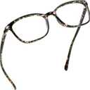 LifeArt Blue Light Blocking Glasses, Anti Eyestrain, Computer Reading Glasses,TV Glasses for Men and Women (07_nola_floral)