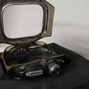 VeveXiao Transparent Designer Rugged Case with Band Compatible with Apple Watch Ultra 3/Ultra2 49mm Band,Luxury Crystal Clear Military Protective Cover Bumper Tactical iWatch Ultra Strap (Black Silver Black 1)