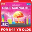 Doctor Jupiter Girls' Science Kit for Kids Ages 8-10-12-14 for 8,9,10+ Year Old Girls | Chemistry Set, STEM Toy Kit with 135+ Experiments | Learning & Educational Projects