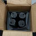 FAIR WIND Portable Canopy Camping Chair 380 LBS Capacity Heavy Duty Oversized Folding Lawn Chair with Sunshade for Beach, Fishing, Sports & Outdoors (1 Pack, Black (Mesh))