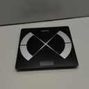 NUTRI FIT Smart Scale for Body Weight, Weight Scale with Backlight LED Display for BMI, Body Fat, Muscle Mass, 15 Body Composition, High Accurate Bluetooth Scale, Health Equipment Sync Apps 400lbs (Grid black)