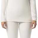 Fruit of the Loom womens Stretch Fleece Lined Thermal Long Johns Underwear Set, Size 2XL