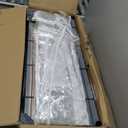 Barrina CX5Z Indoor Greenhouse with Grow Light, 6PCS 30W per Light Full Spectrum T8 Plant Lights, 4-Tier Portable Metal Plant Stand Tent and Thermometer for Seed Starting, 35.4x13.8x59IN