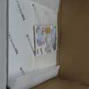 5 Pcs Wire Rack Covers 24x16x3 inch PVC Pantry Shelf Cover 0.31 inch Thick Removable Closet Wire Rack Shelf Covers,Decoration Kitchen Bathroom Office Shelving (Light Luxury White, 24x16x3 inch)