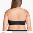 YANDW Strapless Minimizer Bra for Large Breasts Plus Size Full Coverage Padded Convertible Bras with Underwire Support (Black)