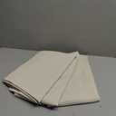 DONREN 2 Panels 84 inch Length Cream Beige Blackout Curtain Panels for Bedroom - Rod Pocket Room Darkening Thermal Insulated Curtains for Living Room (42 x 84 Inches Long)