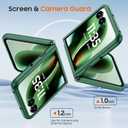 LEKEVO Magnetic for Motorola Razr Ultra 2025 Case, Compatible with Magsafe, Translucent Matte, TPU Bumper Protective Slim Soft Case for Moto Razr Ultra 2025, Green