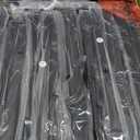 HOOBRO Bar Stools, Set of 2 Bar Chairs, Counter Height Stools, Saddle Barstools with Curved Surface, 24.8 Inches, 2.4" Thick Upholstery, for Kitchen, Dining Room, Cafe Black BB10BY01