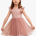 Arshiner Toddler Tutu Dress Little Girls Fluffy Summer Dresses Casual Party Tulle Sundress for Kids(2-3)