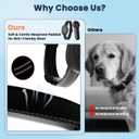 Dog Shock Collar with Soft Neoprene Padded - 4 Training Modes E Collar with 1600FT Remote Control for 5120 lbs Large Medium Small Dogs, IPX7 Waterproof, Pet Collar Accessories, Black