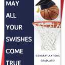 3 x Funny Graduation Card for Him Her,2026 High School & College Graduation Cards Gifts Decorations for Girls Boys Daughter Son Women Men Family Friend Basketball Lover