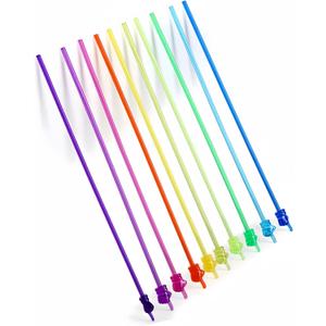 3 x 10PCS Children Finger Reading Stick,Teacher Pointer Finger Stick for Classroom, Point Reading Pen,Kindergarten Student Teacher Teaching Reading Finger Shape Mini Pointer Stick (Transparent)