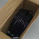 16/3 10A 125V 1250W 100 Ft Outdoor Extension Cord Waterproof, Weatherproof & Flame Retardant Black 3 Prong Power Cord Outside for Lawn & Garden, SJTW ETL Listed