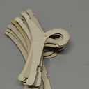 20 Packs Wooden Baby Hangers for Clothes, 9 Inch Wood Newborn Baby Girl Boy Hangers for Nursery Cute Kids Toddlers Children Infant Hanger for Baby Shower Crate Closet Clothing Storage