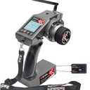 Radiolink RC6GS V3 7 Channels RC Transmitter and Waterproof Gyro Receiver R7FG, 30 Models Storage 2.4Ghz Voltage Telemetry Surface Remote Radio Controller for RC Crawler, Drifting, Car and Boat