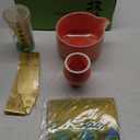 Matcha Whisk Set - Matcha Kit, 20 OZ Matcha Bowl with Spout, Bamboo Whisk & Holder, Tea Cloth - 5PCS Pink Matcha Set